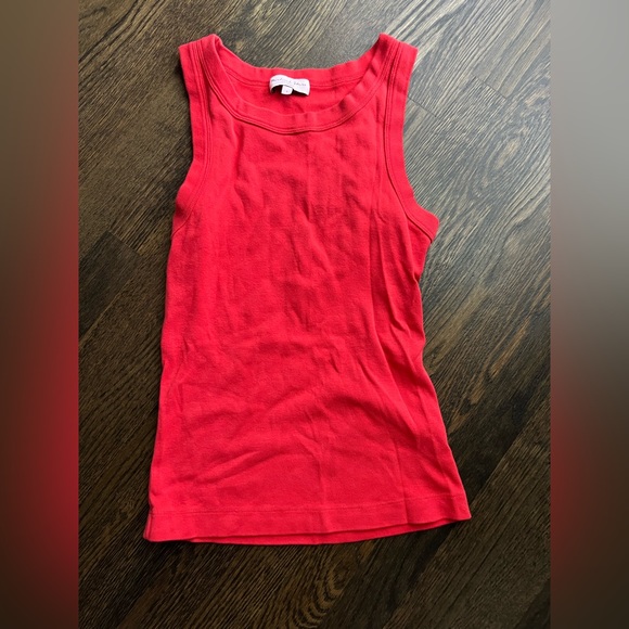 Michael Stars Tops - Michael Stars red tank top, crew neck, size S, 100% cotton, excellent condition
